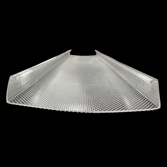 2-Lite Wrap Around Replacement Light Cover | 47-13/16″ x 9.0″ (between the hooks =7 13/16″ (W)) x 1 9/16″ (1 15/6 at peak (Height)) (47-13/16″ (L) x 9″(W) x 1-9/16"(H))