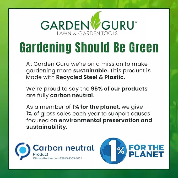 Garden Guru Garden Tool Blade Sharpener - 5" Handheld & Multi-Purpose Solid Carbide Sharpener w Protective Cover, Ergonomic Non-Slip Handle for Pruners Loppers Shears Knives Scissors Axe - 4 Pack