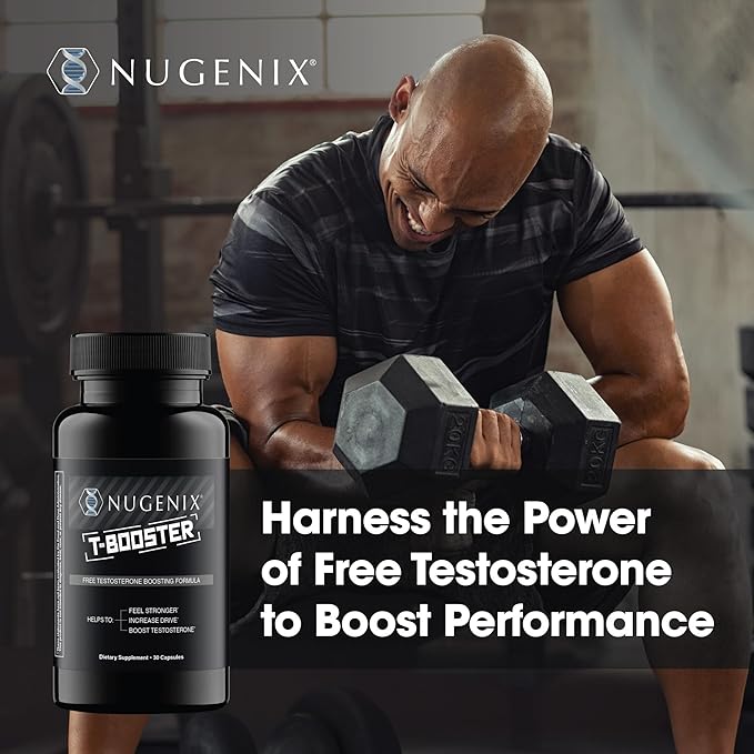 Nugenix T Booster - Free Testosterone Booster Supplement for Men, 30 Count