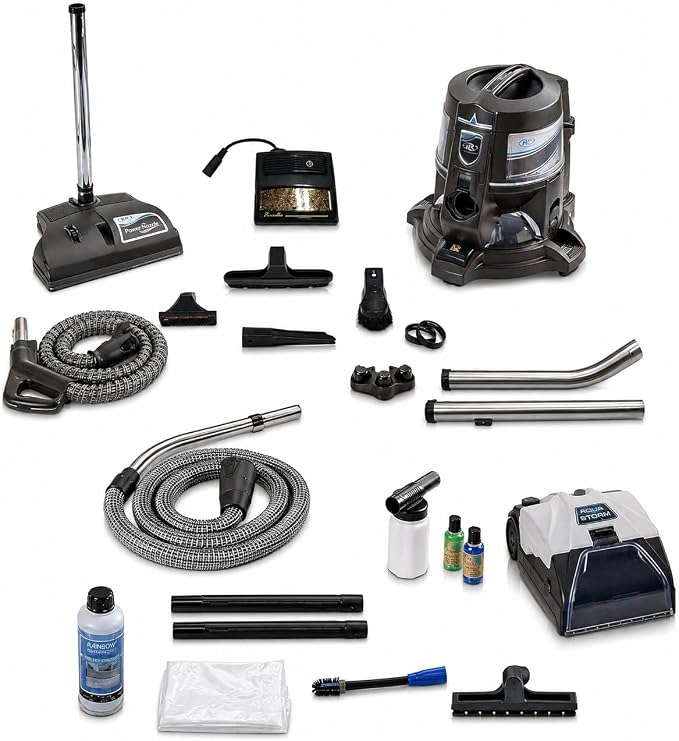 Rainbow E2 Blue 2 Speed Vacuum Canister High Power Deep Cleaning (Renewed)