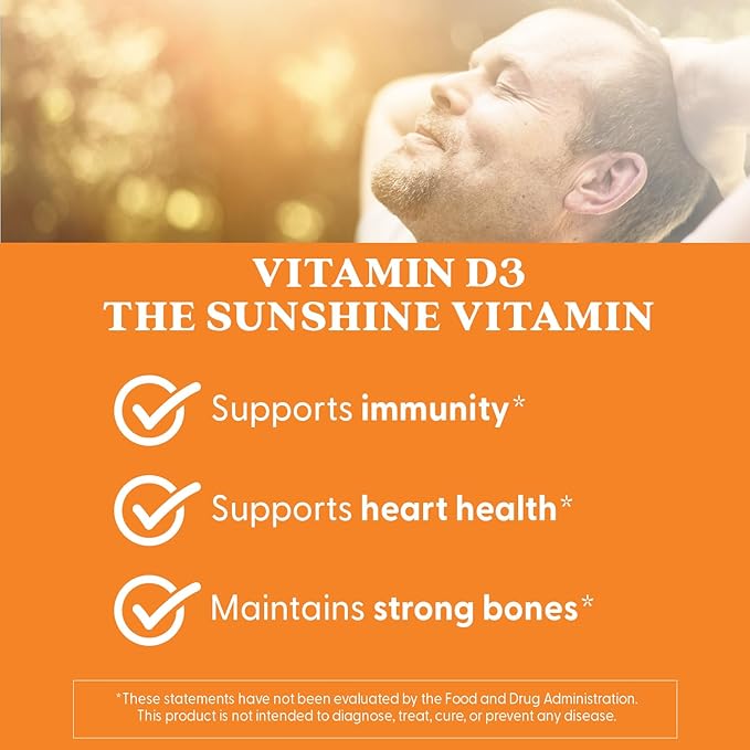 Doctor's Best Vitamine D3 2000 UI Gélules pour Hommes et Femmes - Complément de Vitamine D pour le Soutien du Système Immunitaire et la Santé Cardiaque, 50 mcg par Portion, Vit D3, Sans OGM, Sans Gluten, Sans Soja - 180 Gélules