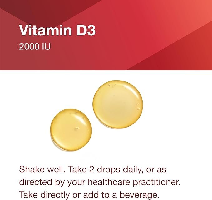 PROTOCOL FOR LIFE BALANCE リキッド ビタミンD3-2,000 IU - 免疫サポート 丈夫な骨と歯の健康 - 30ml