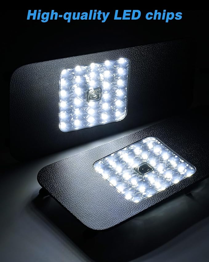 Powerty Compatible with LED Lights Toyota Highlander 2023 2022 2021 2020 Cargo Lamps Decorative Atmosphere Lamp Trunk Ceiling Lighting 2 PCS (Only for Electric Tailgate Versions, Not fit 2024)