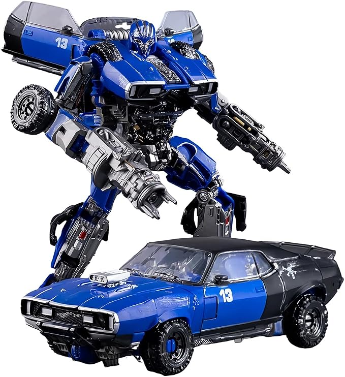Deformation Robot Action Figure, 6.4-Inch Deformation Toy Car Model with Accessories, for Kids Boys Girls