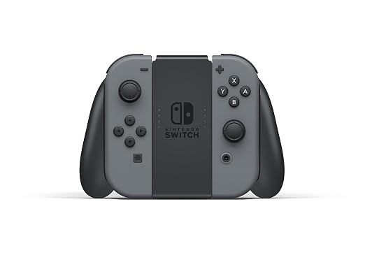 Nintendo Switch Game Console - Black (HAC-001(-01) w/ OEM Gray Joy Cons (Renewed)