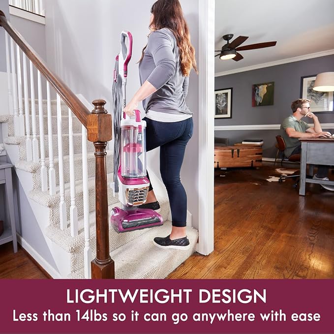 Kenmore DU5092 Bagless Upright Vacuum, Wine, Lift-up Design | 2-Motor Power Suction, Hair Eliminator Brushroll, Pet Handi-Mate, 2L Capacity