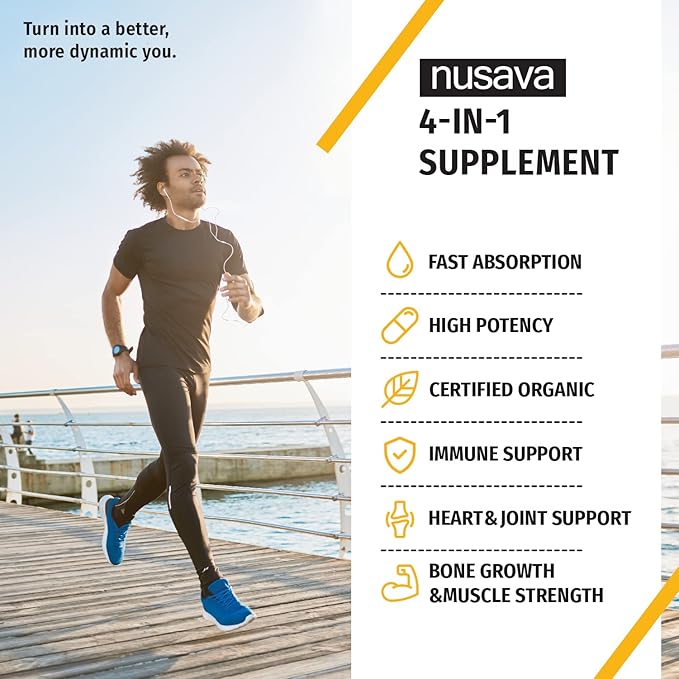 NUSAVA Strawberry Flavored D3 K2 Liquid Drops and Vanilla Flavored D3 K2 Liquid Drops Bundle - Potent Liquid Vitamins for Heart, Joint, Bone, Muscle, & Immune Support - Non-GMO, Gluten-Free, 2pk Each