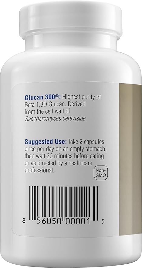Transfer Point Yeast-Derived Beta 1,3D Glucan (1,3/1,6 B-Glucans) 200mg, Minimum 85% Beta Glucan Content, Non-GMO, Vegetarian, All-Natural Immune Support, 60 Capsules