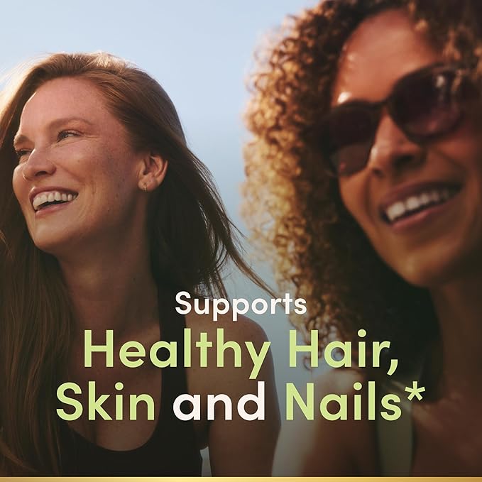 Nature's Bounty バイオチン グミ、ビタミンサプリメント、健康な髪、肌、爪をサポート、フルーツ風味のグミ、1000mcg、110個入り