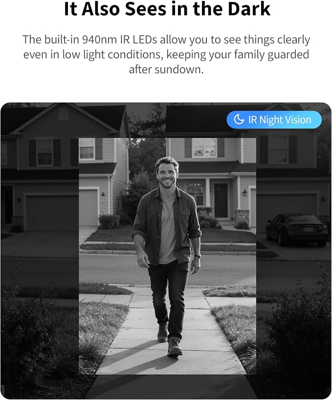 Aqara Doorbell Camera G400 with Chime, Wired/PoE, HomeKit Secure Video, 2K HD Head-to-toe View, 2-Way Audio, 2.4/5GHz Wi-Fi 6, Supports Alexa/Google/SmartThings, Local Detection & 24/7 Recording, IP65