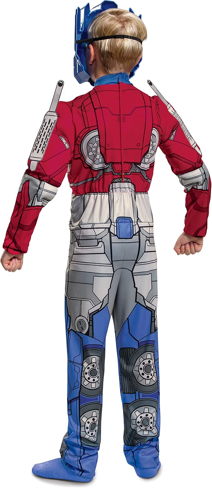 Disguise Kid's Transformers Optimus Prime Muscle Costume - Child Optimus Cosplay Outfit - Boys & Girls Transformers Costumes S