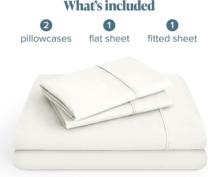Bare Home King Sheet Set - 1800 Ultra-Soft Microfiber King Bed Sheets - Double Brushed - Deep Pockets - Easy Fit - 4 Piece Set - Bedding Sheets & Pillowcases (King, Cream)