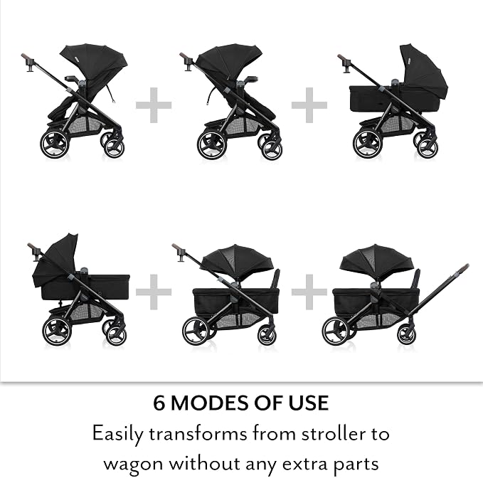 Transformer Stroller Wagon (Pitch Black)