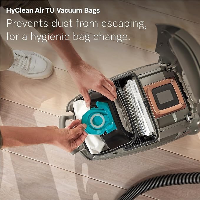 Miele Guard L1 Bagged Canister Vacuum Cleaner with AirClean Filter, Electro Plus Floorhead, AllTeQ Universal Floorhead, LED Display Panel, in Nordic Blue/Space Grey with Performance Pack