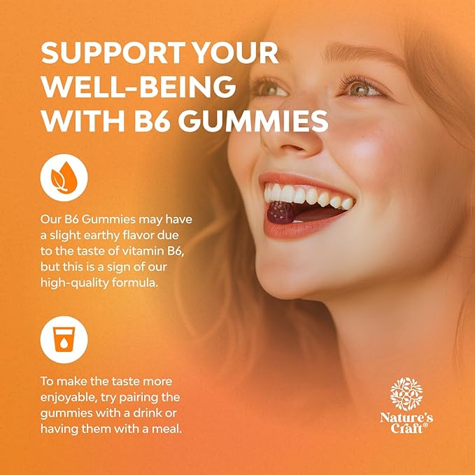 Potent Vitamin B6 Gummies for Adults - Vitamin B6 50mg Per Serving Gummy Vitamins for Women and Men for Immune Nerve and Mood Support - Vegan Kosher B6 Vitamins Gummies for Women and Men - 90 count