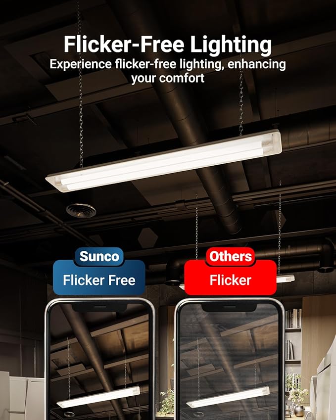Sunco 30 Pack T8 LED Bulbs 4 Foot, LED Fluorescent Tube Replacement, 4ft LED Tube Light, Ballast Bypass, 18W, 2200 LM, Selectable CCT 3000K/3500K/4000K/5000K/6000K, Single Ended Power, Clear Lens UL