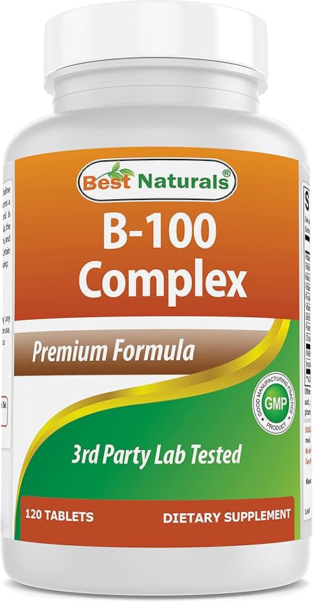 Best Naturals B-100 Complex & Vitamin D3 5000 IU