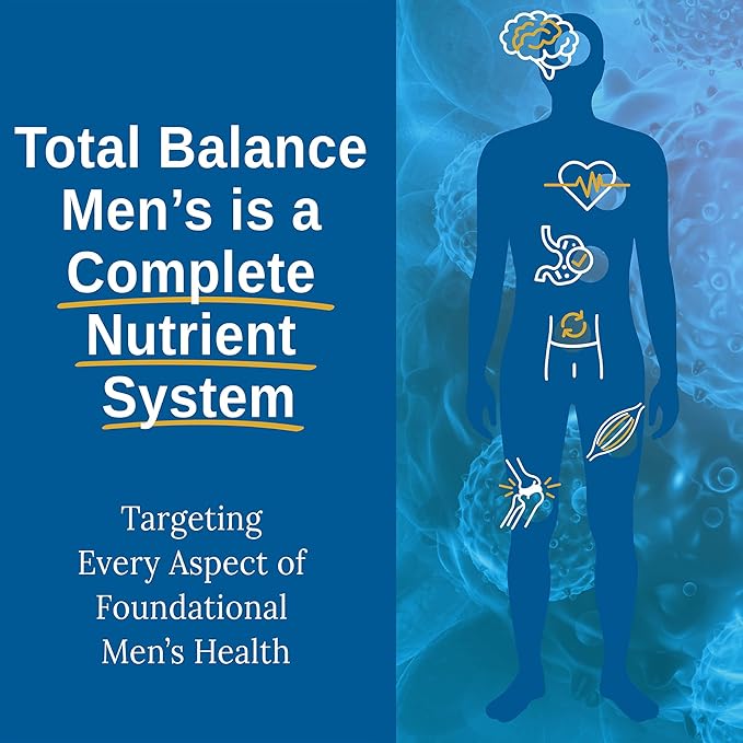 Xtendlife Total Balance Men’s Multivitamin for Immune, Heart, Digestive & Cellular Health - Daily Support - 70+ Nutrients & Minerals - 30 Day Supply