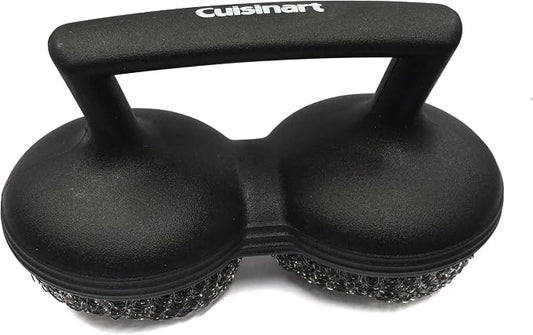 Cuisinart Power Scour Bristle‑Free Grill Brush – Heavy‑Duty Cleaning Tool for Grills and Griddle, Worry‑Free BBQ Scrubber, Great Gift for Men & Dad
