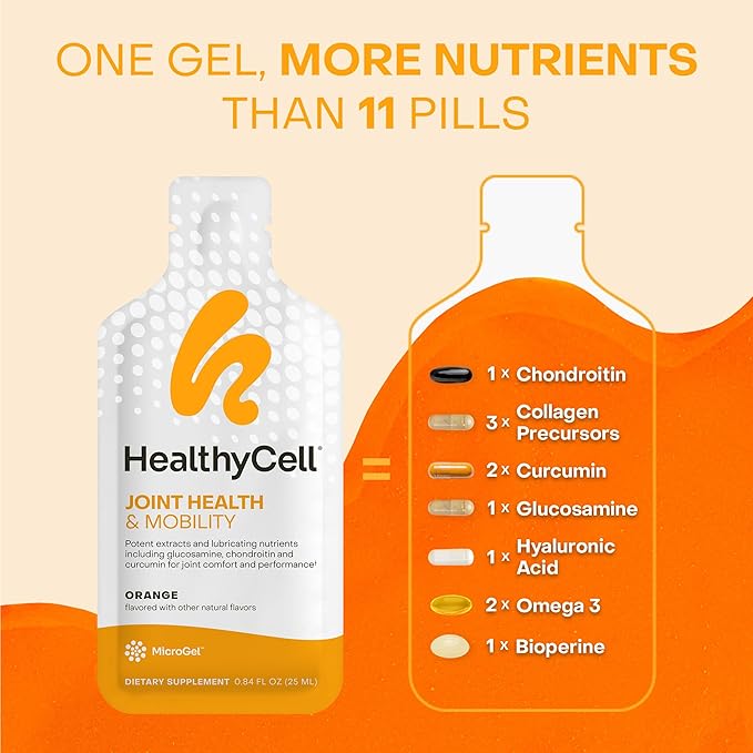 Healthycell バイオアクティブマルチビタミン＋関節の健康＆可動性サプリメント 男女兼用バンドル