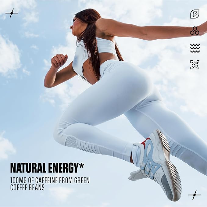 C4 Energy + Aminos Powder, 5g BCAAs & EAAs for Muscle Recovery, 3 Electrolytes for Hydration, 100mg Natural Caffeine, Pre Workout, Zero Sugar, 30 Servings, Grape