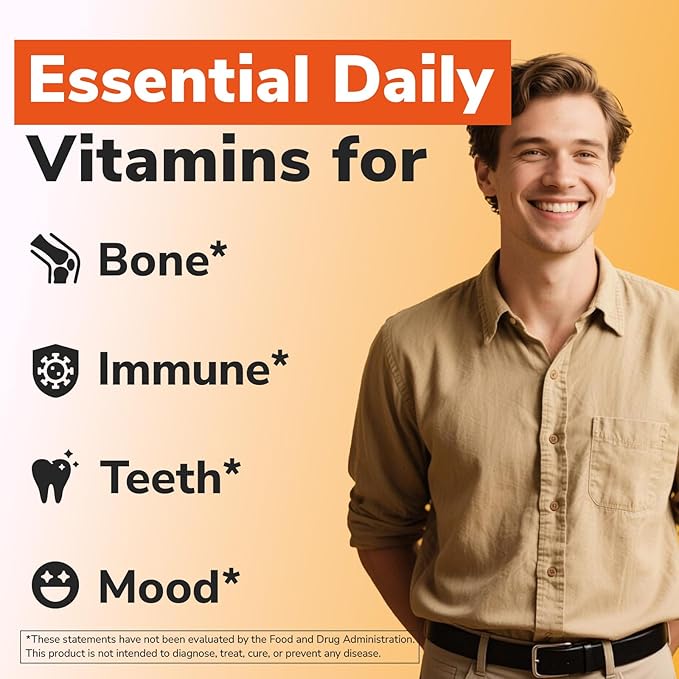 Maximum Strength Vitamin D3 10,000 IU (250mcg), Highly Bioavailable, with Cold Pressed Olive Oil, Immune, Bone & Teeth Health Support, No Soy, Sunshine Vitamin, 60 Mini Softgels