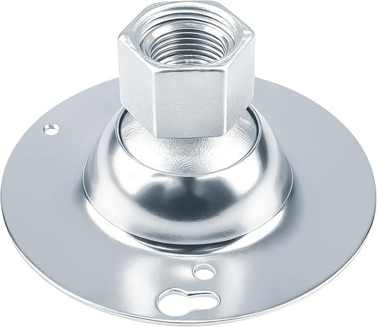 SIHAI 1-Pack 4” Round Swivel Cover, Heavy Duty Pendant Fixture Hanger for Mounting Fixtures on Flat/Sloped Ceilings, Fits 4" Round/Octagon Electrical Box