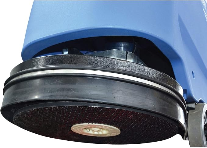 Global Industrial Commercial Electric Walk-Behind Auto Floor Scrubber, Corded, 20"W Cleaning Path & 30"W Squeegee, 12 Gal. Solution Tank, 15 Gal. Recovery Tank