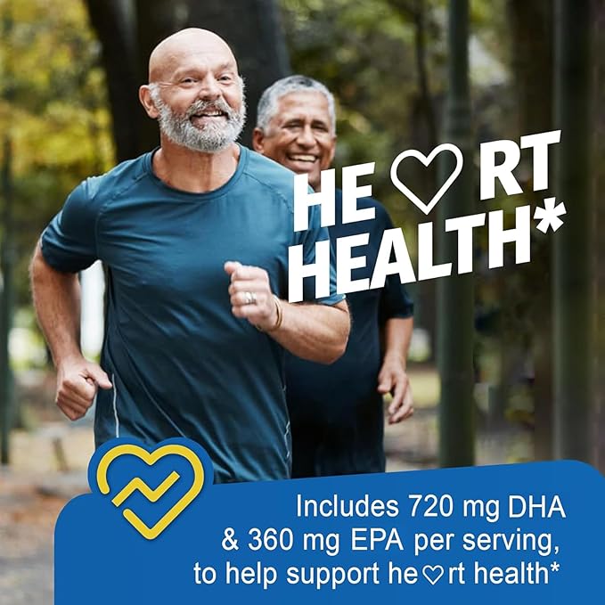 Vegan Omega 3 Supplement, Plant-Based Omega 3 DHA EPA w/Methylated B12, B6, B9, Vitamin E, Bacopa Monnieri, Ginkgo Biloba, 240cts Algae Oil Omega-3 Supplement for Brain, No Fish Taste, Non GMO, 2Pack
