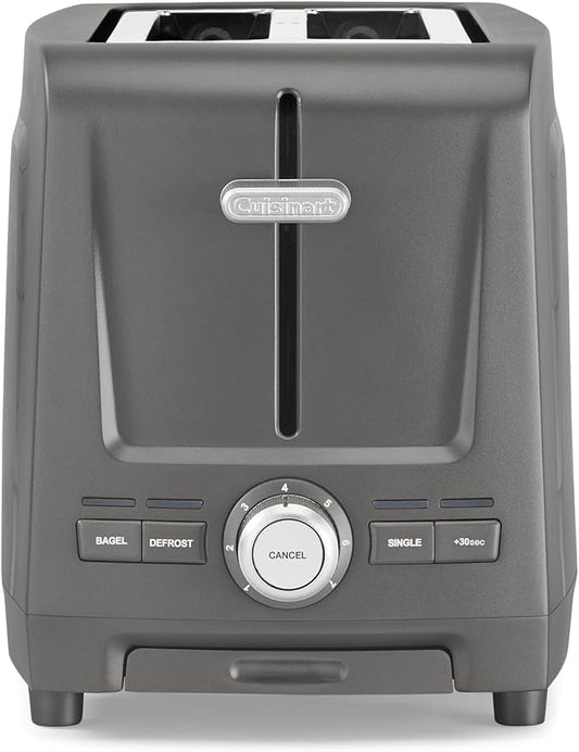 Cuisinart Core Collection 2-Slice Toaster | Extra-Long Slots for Artisan Bread | Bagel Setting |High-Lift Quickview™ | Single Slice & Defrost Functions | +30sec Toast Boost |Removable Crumb Tray