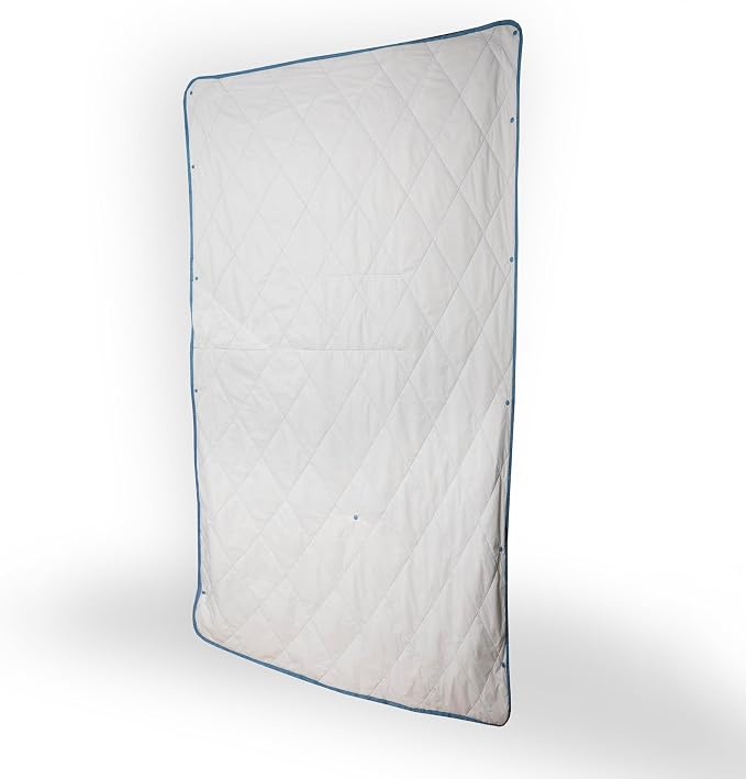 Gravel Layover Travel Blanket – Ultra-Light Compact Blanket for Camping and Outdoor Adventures - Down Alternative Portable Travel Blanket for Layovers & Road Trips (Polar)