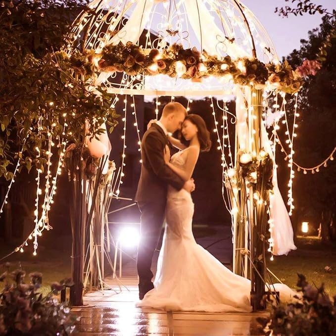 Battery Operated Fairy Light, Battery Powered Globe Lights for Wedding Christmas Tree Decoration(Warm White,50LEDs)