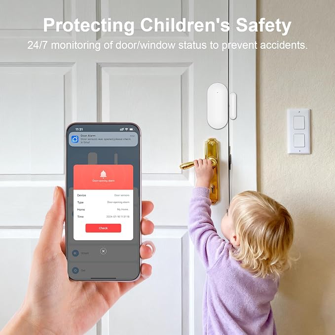 Alarm System for Home Security,12Pcs 4.3in Touch Screen Siren Hub with WiFi/4G Smart Alarm System Kit,Door Window Sensors,Motion Sensors,APP Control,Compatible with Alexa,No Monthly Fee