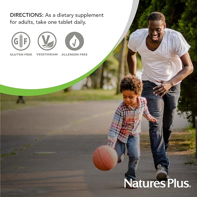 NaturesPlus Vitamine D3, Libération Prolongée - 90 Comprimés Végétaliens - 5000 UI + 25 mg Trans-Resvératrol - Santé Cardiaque et Osseuse, Soutien du Système Immunitaire, Anti-âge - Sans Gluten - 90 Portions