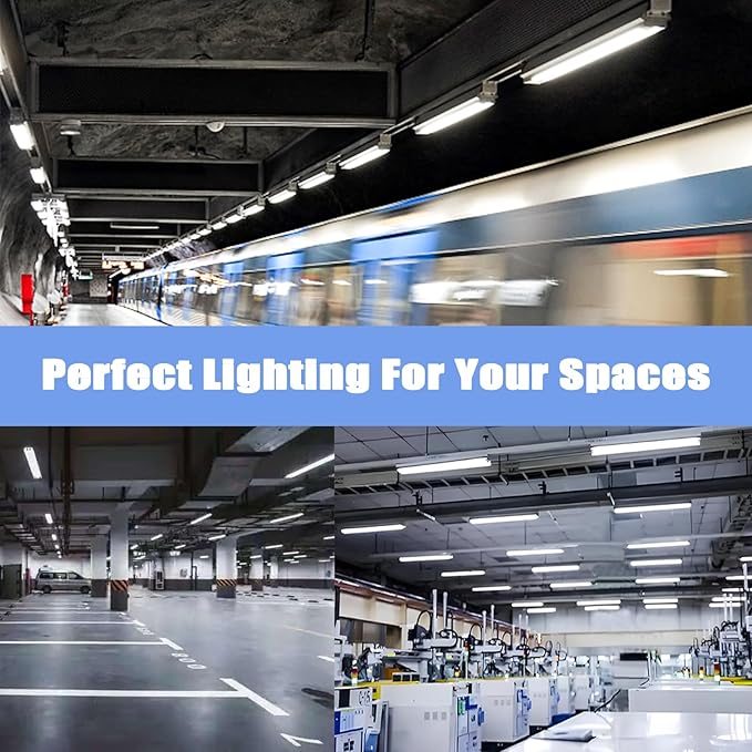 amgolibi 8-Pack 48 Inch F40T12/DL 40W 6500K Daylight Fluorescent Light Bulbs, 4ft T12 Linear Tube Lights, 2650 Lumens, G13 Bi-Pin Base, Daylight, for Workshop, Garage, Office