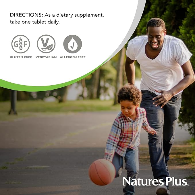 NaturesPlus Vitamine B2 100 mg - 90 comprimés - Soutient l'énergie, la santé immunitaire et des cheveux, une peau et des ongles éclatants - Protection antioxydante - Végétarien, sans gluten - 90 doses