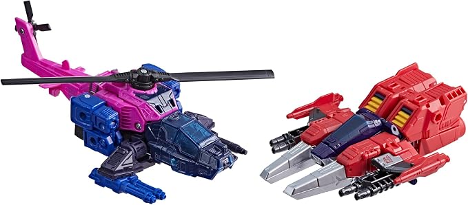 Transformers Age of The Primes Wreck 'n Doom Collection Topspin vs Spinister 5.5-inch Converting Action Figure 2-Pack, Robot Toys, Ages 8+ (Amazon Exclusive)