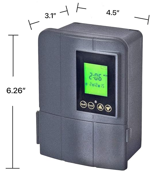 Wohenhao 50W Low Voltage Landscape Lighting Transformer Outdoor LED Power Supply with Dusk to Dawn Sensor & Astronomical Timer, Waterproof, Toroidal Core Design, ETL Listed
