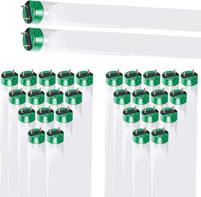 Case of 30 48 inch 32 Watts T8 High CRI Fluorescent Tube Light eco- Friendly Replacement Bulbs with Alto II Technology- 30 Pack 3000K - Warm White