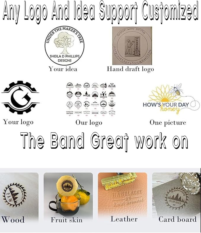 Electric Branding Iron, Customize Wood Stamp Gift for Woodworker and Leather Craft Food Branding Iron 300w (8MM Electric iRon Only)