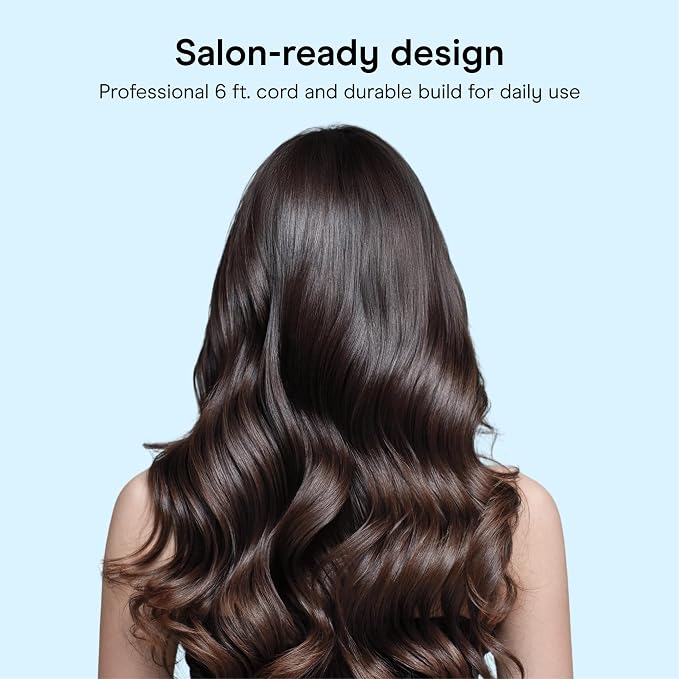 Conair Salon Hair Dryer | 1875W AC Motor for All Hair Types, Includes Bonus Round Brush, Concentrator, Diffuser, Black with Bonus Brush, 259AMRY