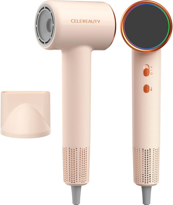 Hair Dryer, Professional High-Speed Ionic Blow Dryer, 110000 RPM Brushless Motor 5X Faster Drying, Temp Control, Low Noise, Lightweight Hairdryer, Hair Dryers with Magnetic Concentrator for Women&Men