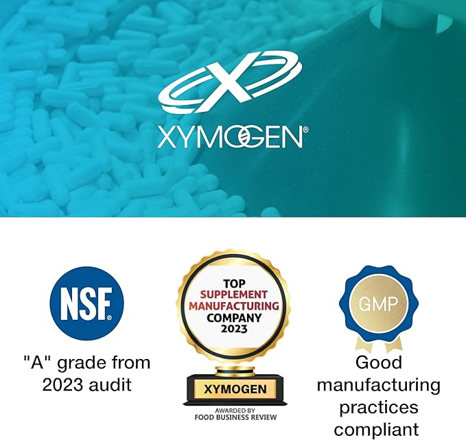 XYMOGEN ActivNutrients 鉄分なし - ウェルネス、免疫、エネルギー、気分をサポートするマルチビタミンマルチミネラル - キレートミネラル+活性Bビタミンと葉酸配合 (60カプセル)