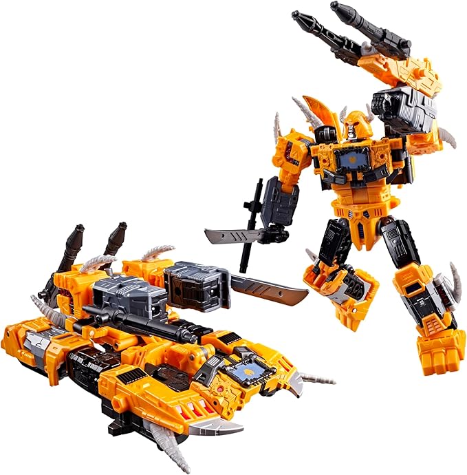 Transformers Age of the Primes Herald of Unicron, Leader Class 7.5-Inch Converting Action Figure, Robot Toys for Ages 8+