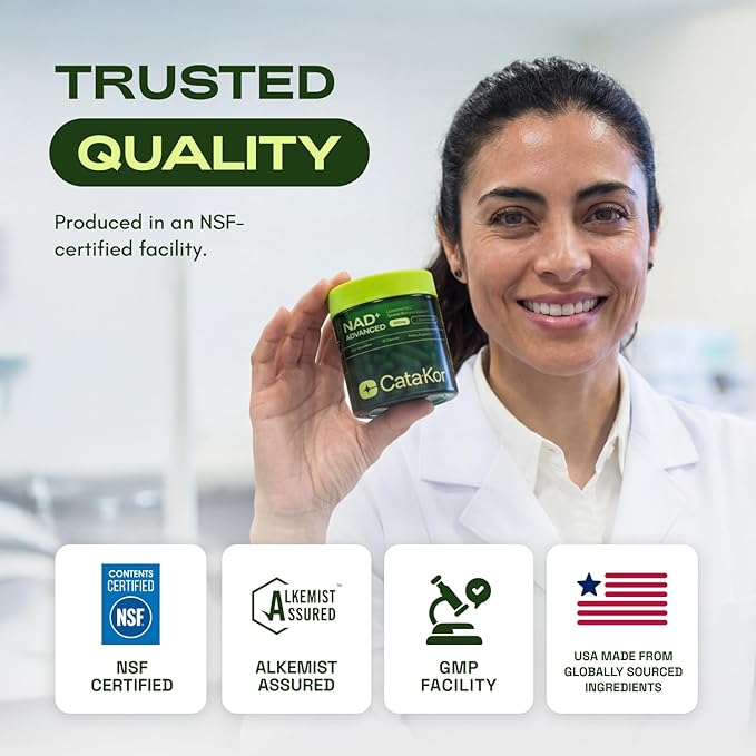 Liposomal NAD Supplement with Resveratrol – NMN Supplement Alternative – Third-Party Tested – 30-Day Supply – Advanced NAD+ Resveratrol