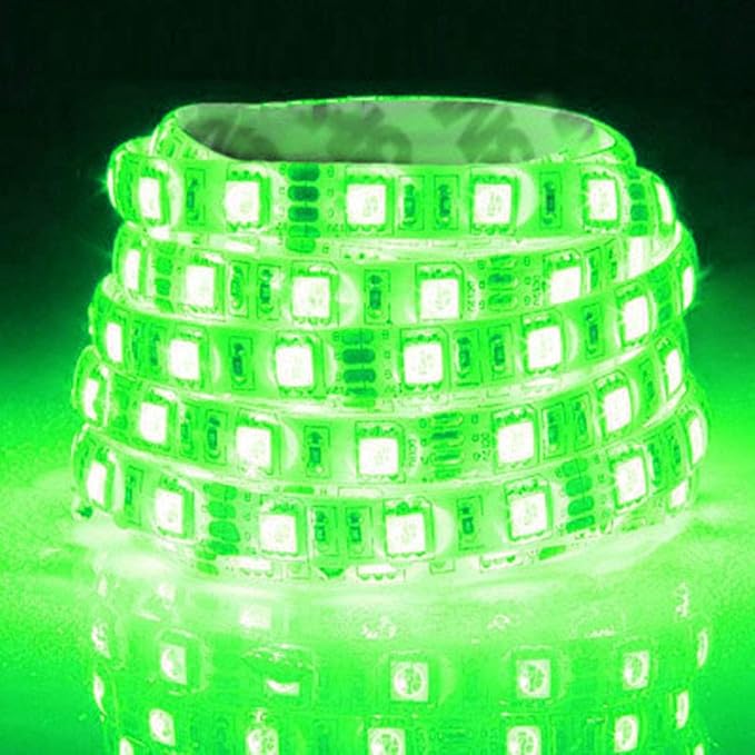 Seaponer Pontoon Boat Light - LED Strip for Duck, Bass, Sail, Kayak - Flexible Deck & Interior Courtesy Lights - Green, 12v