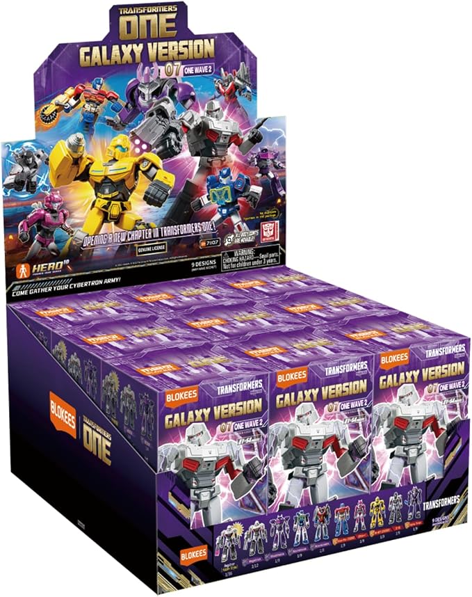 BLOKEES Transformers Galaxy Version 07 One Wave 2 Model Kits for Ages 10+ | Collectible Building Set | Toy Gift for Kids & Adults