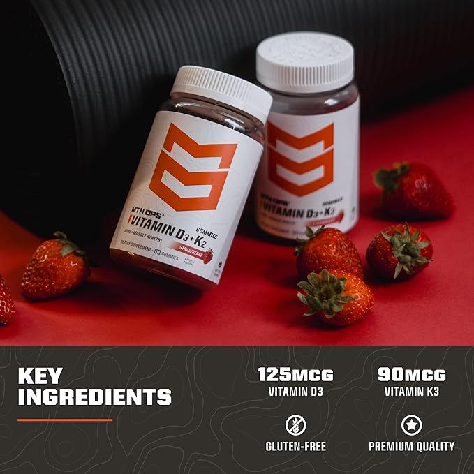 MTN OPS Vitamin D3 + K2 & Slumber Gummies Bundle