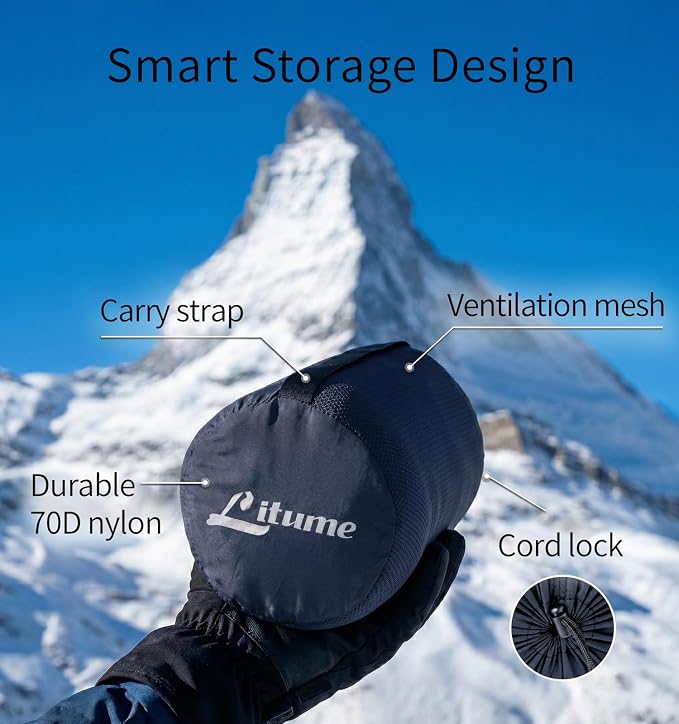 Litume Travel Camping Blanket Lightweight and Breathable, 67 x 48 in Soft Airplane Flight Blanket for Travelers, Foldable Sheet with Stuff Sack for Train, Camp, backapcking, Office, Home (E651 Grey)