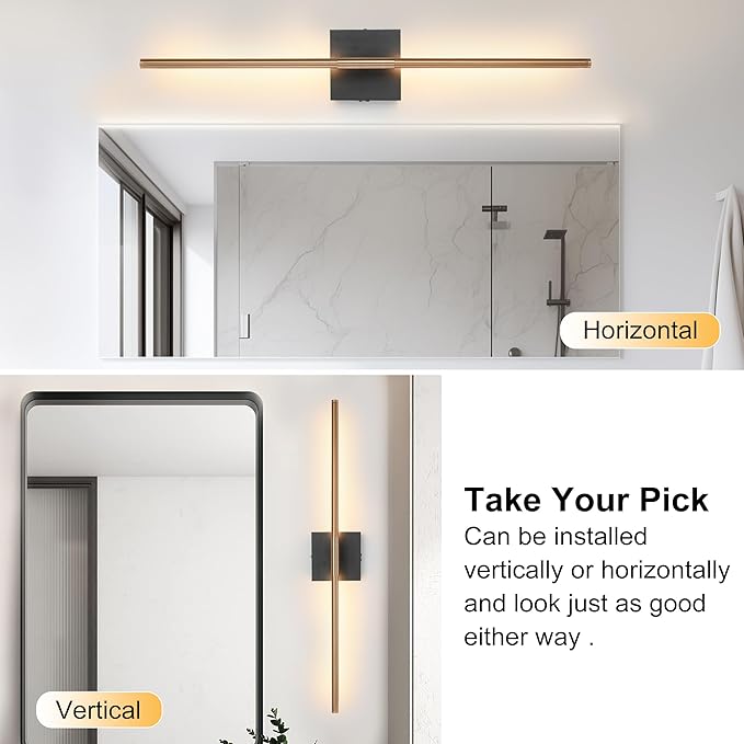 15800 mAh Battery Operated Wall Sconces with Remote Control, Dimmable Wall Sconces Set of Two 3000K LED Matte Black and Brass Gold Wireless Wall Light Battery Powered Cordless Rechargeable Wall Lamps